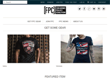 Tablet Screenshot of fpcgear.com